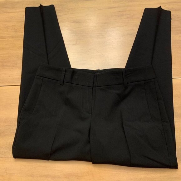 NWOT Theory Yanette Pant Size 2 Black Ankle length - Picture 5 of 8